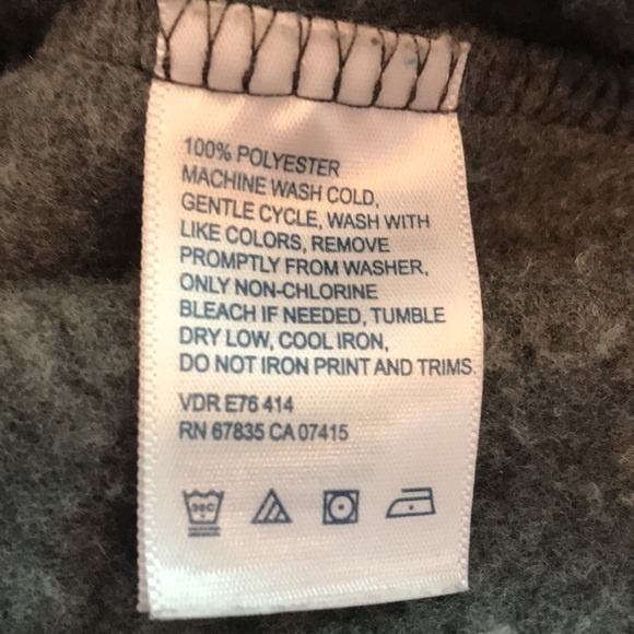 Nautica Women’s Gray /Blue Trim Fleece Jacket Size L - Picture 6 of 6